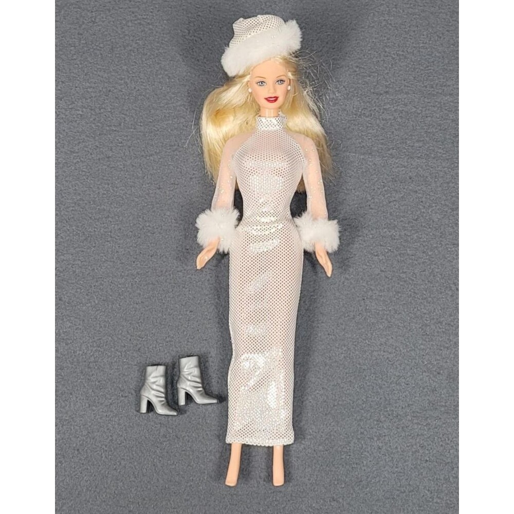 Barbie 2001 Holiday Excitement Barbie - Blonde Blue Eye Doll